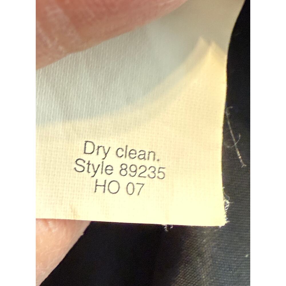 Women's Vintage J. Crew 100% Silk Black and white‎ Polka Dot Dress Size 0 - Picture 5 of 8